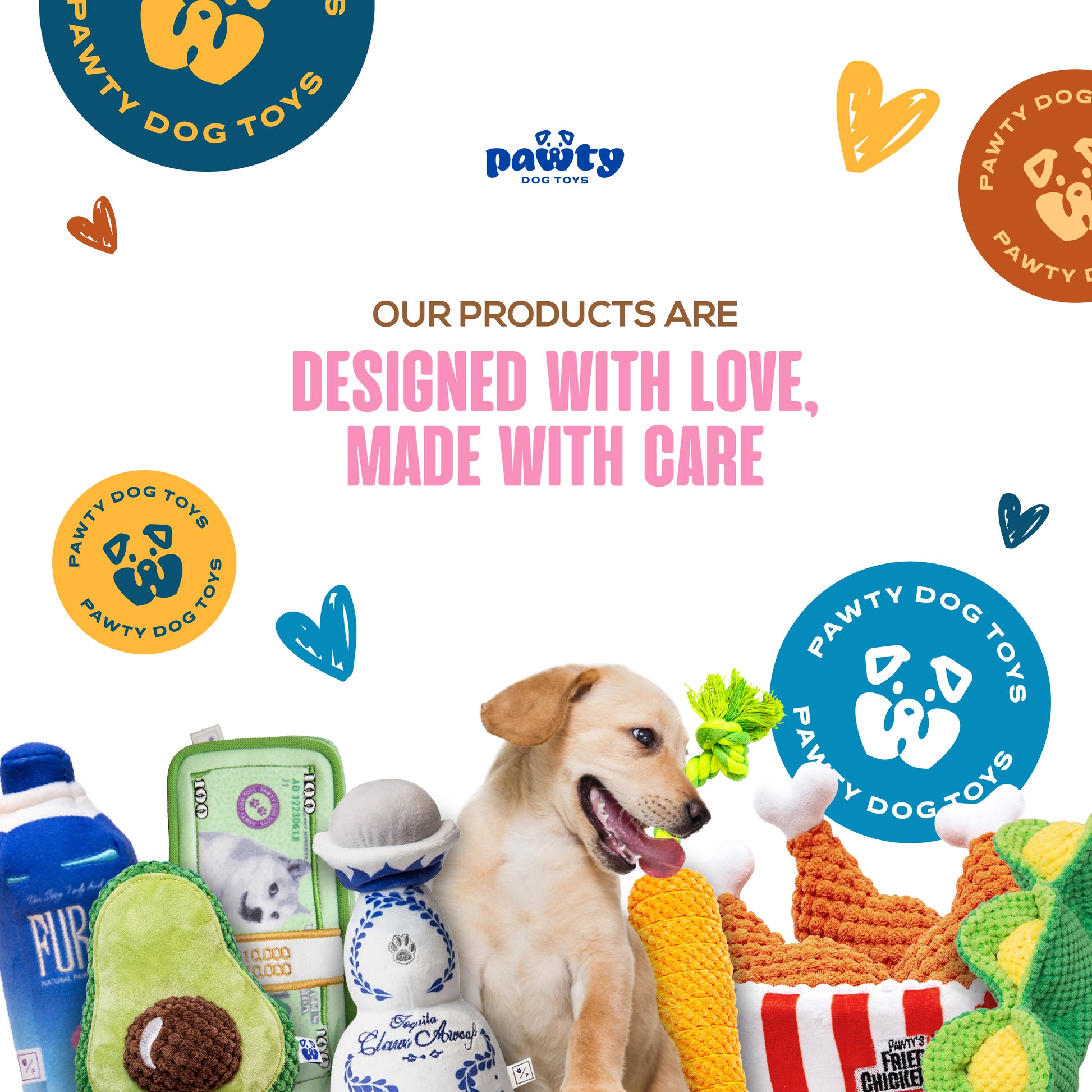 PAWTY's ICE CREAM INTERACTIVE DOG TOY – Pawty Dog Toys